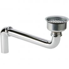 Elkay LKPDAD18B - Perfect Drain Chrome Plated Brass Body Strainer and LKADOS Tailpiece