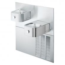 Elkay LNTEM8FK - Soft Sides Fountain Bi-Level ADA Filtered Refrigerated Stainless