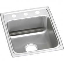 Elkay LR15220 - 18 Gauge Stainless Steel 15'' x 22'' x 7.625'' Single Bowl Drop-in K