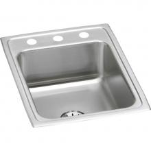 Elkay LR1722PD1 - 18 Gauge Stainless Steel 17'' x 22'' x 7.625'' Single Bowl Drop-in K