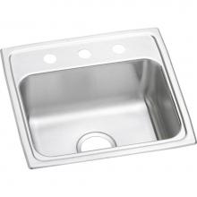 Elkay LR19182 - 18 Gauge Stainless Steel 19'' x 18'' x 7.625'' Single Bowl Drop-in K