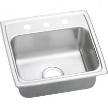 Elkay LRQ1919OS4 - 18 Gauge Stainless Steel 19.5'' x 19'' x 7.5'' Single Bowl Top Mount