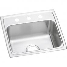 Elkay LR19190 - 18 Gauge Stainless Steel 19.5'' x 19'' x 7.5'' Single Bowl Drop-in K