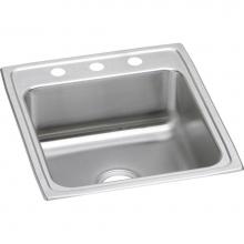 Elkay LR20220 - 18 Gauge Stainless Steel 19.5'' x 22'' x 7.625'' Single Bowl Drop-in