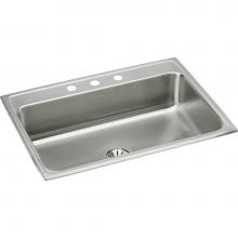 Elkay LR3122PD2 - Lustertone Classic Stainless Steel 31'' x 22'' x 7-5/8'', Single Bow