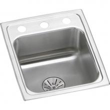 Elkay LRAD131665PD1 - 18 Gauge Stainless Steel 13'' x 16'' x 6.5'' Single Bowl Drop-in Kit