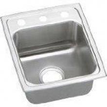 Elkay LRAD151765X - 18 Gauge Stainless Steel 15'' x 17.5'' x 6.5'' Single Bowl Drop-in K