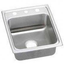Elkay LRAD172255X - 18 Gauge Stainless Steel 17'' x 22'' x 5.5'' Single Bowl Drop-in Kit