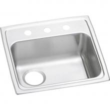 Elkay LRAD191860L0 - Lustertone Classic Stainless Steel 19'' x 18'' x 6'', Single Bowl Dr