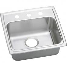Elkay LRADQ191940MR2 - Lustertone Classic Stainless Steel 19-1/2'' x 19'' x 4'', Single Bow
