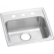Elkay LRAD191945OS4 - Lustertone Classic Stainless Steel 19-1/2'' x 19'' x 4-1/2'', OS4-Ho
