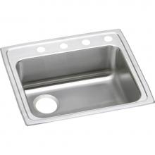 Elkay LRAD221965L3 - Lustertone Classic Stainless Steel 22'' x 19-1/2'' x 6-1/2'', Single