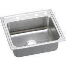 Elkay LRAD222250X - 18 Gauge Stainless Steel 22'' x 22'' x 5'' Single Bowl Drop-in Kitch