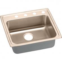 Elkay LRAD2521602-CU - CuVerro Antimicrobial Copper 25'' x 21-1/4'' x 6'', Single Bowl Drop