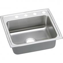 Elkay LRADQ252155MR2 - 18 Gauge Stainless Steel 25'' x 21.25'' x 5.5'' Single Bowl Drop-in