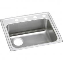 Elkay LRAD252160L1 - 18 Gauge Stainless Steel 25'' x 21.25'' x 6'' Single Bowl Drop-in Ki