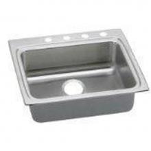 Elkay LRAD252260X - 18 Gauge Stainless Steel 25'' x 22'' x 6'' Single Bowl Drop-in Kitch