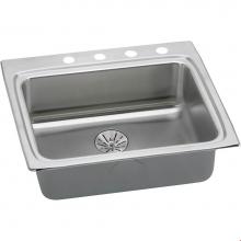 Elkay LRADQ252265PD1 - 18 Gauge Stainless Steel 25'' x 22'' x 6.5'' Single Bowl Drop-in Kit