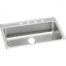 Elkay LRAD3122405 - Lustertone Classic Stainless Steel 31'' x 22'' x 4'', 5-Hole Single