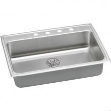 Elkay LRADQ312265PD1 - 18 Gauge Stainless Steel 31'' x 22'' x 6.5'' Single Bowl Drop-in Kit