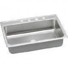 Elkay LRAD312265X - 18 Gauge Stainless Steel 31'' x 22'' x 6.5'' Single Bowl Drop-in Kit