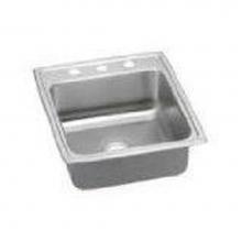 Elkay LRADQ202260X - 18 Gauge Stainless Steel 19.5'' x 22'' x 6'' Single Bowl Drop-in Kit