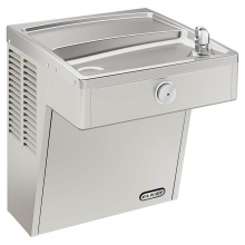 Elkay LVRCSC8S - Wall Mount Vandal Resistant ADA Cooler with Louver Screens Filtered Refrigerated Stainless