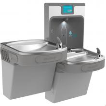 Elkay LZSTL8WSLP - Enhanced Filtered Bottle Filling Station And Versatile Bi-Level ADA Cooler Refrigerated Light Gray