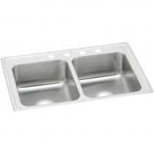 Elkay PSR43223 - 20 Gauge Stainless Steel 43'' x 22'' x 7.125'' Double Bowl Drop-in K