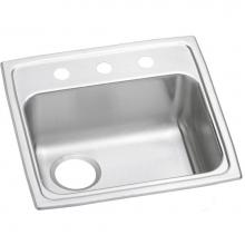 Elkay PSRADQ191955L3 - 20 Gauge Stainless Steel 19.5'' x 19'' x 5.5'' Single Bowl Drop-in K