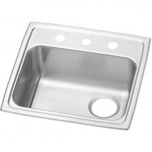Elkay PSRADQ191955R0 - 20 Gauge Stainless Steel 19.5'' x 19'' x 5.5'' Single Bowl Drop-in K