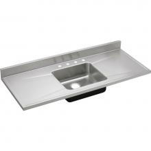 Elkay S60190 - 18 Gauge Stainless Steel 60'' x 25'' x 7.5'' Single Bowl Custom Sink