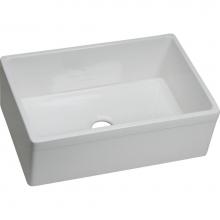 Elkay SWUF28179WH - Fireclay 29.875'' x 19.75'' x 10-1/16'' Single Bowl Farmhouse Underm