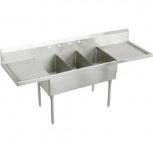 Elkay WNSF8354LR2 - WNSF THREE COMPT SCULLERY SINK