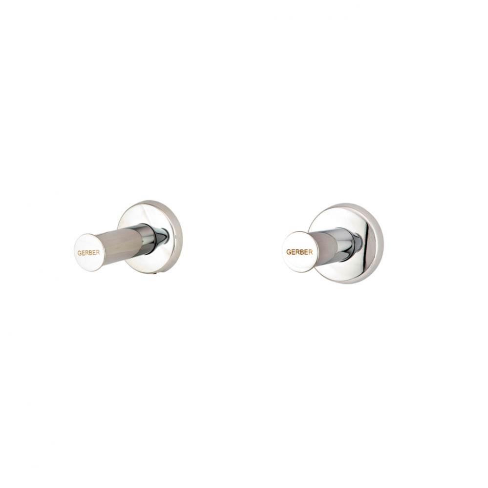 Gerber Classics 2H Straight Pattern Trim & Compression Valve w/ 3/4'' Sweat Connecti