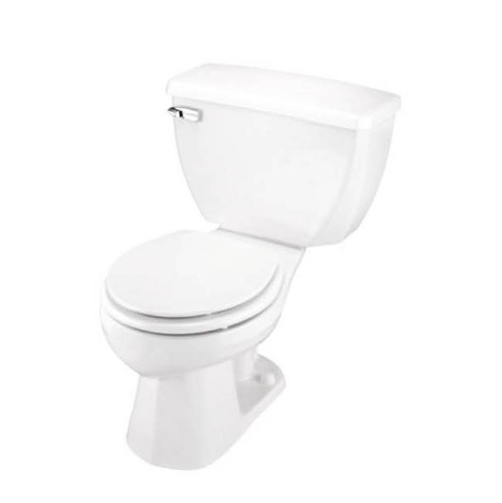 Ultra Flush 1.28Gpf Rf 10'' Ri Combo: Ghe21342 Bowl W/ Ghe28385 Tank White