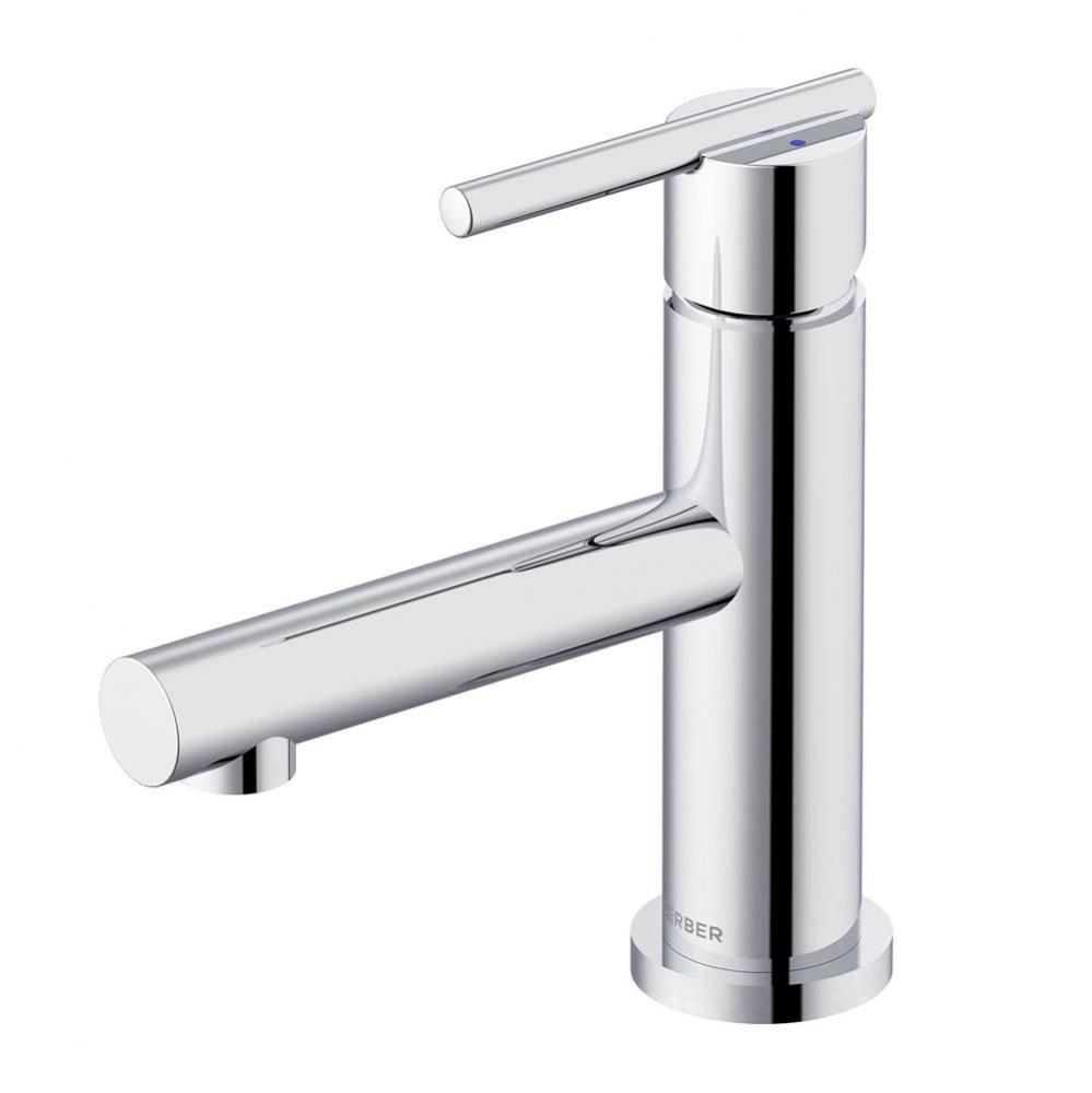Parma Trim Line 1H Lavatory Faucet Single Hole Mount w/ Metal Touch Down Drain & Optional Deck