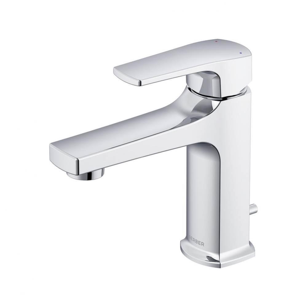 Tribune 1H Lavatory Faucet Single Hole Mount w/ 50/50 Pop-Up Drain 1.2gpm Chrome