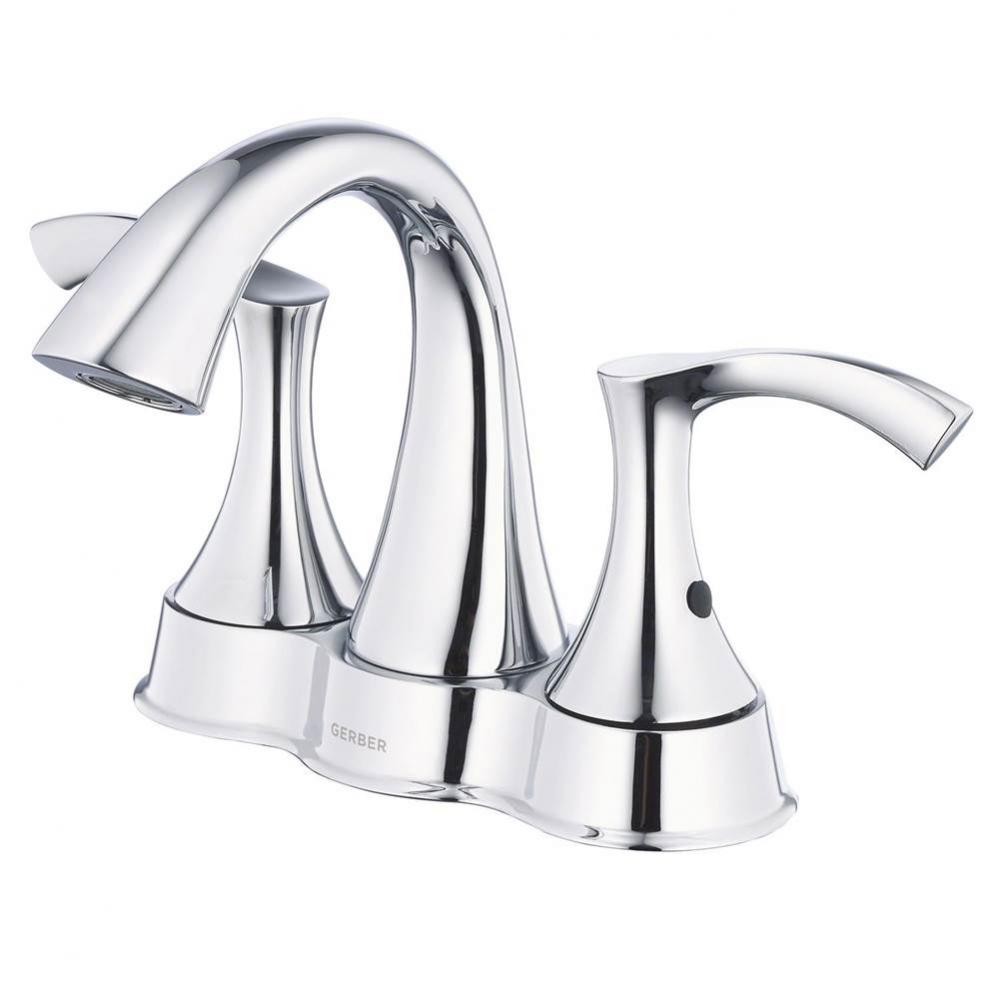 Antioch 2H Centerset Lavatory Faucet w/ 50/50 Touch Down Drain 1.2gpm Chrome