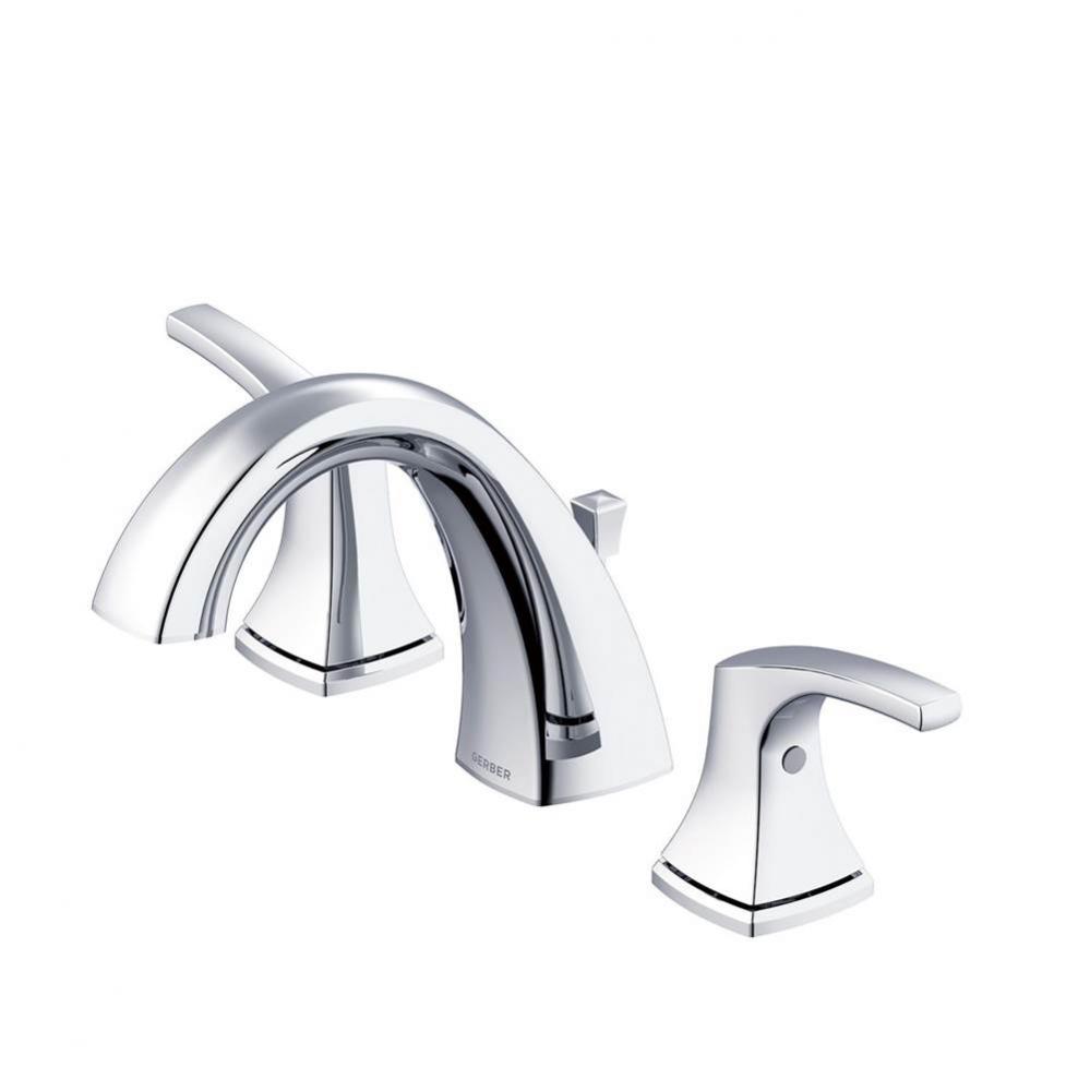 Vaughn 2H Widespread Faucet w/ Metal Pop-Up Drain 1.2gpm Chrome