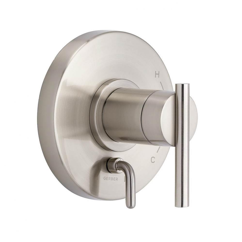 Parma 1H Pressure Balance Trim Kit & Treysta Cartridge for Valve Only w/ Diverter on Valve Bru