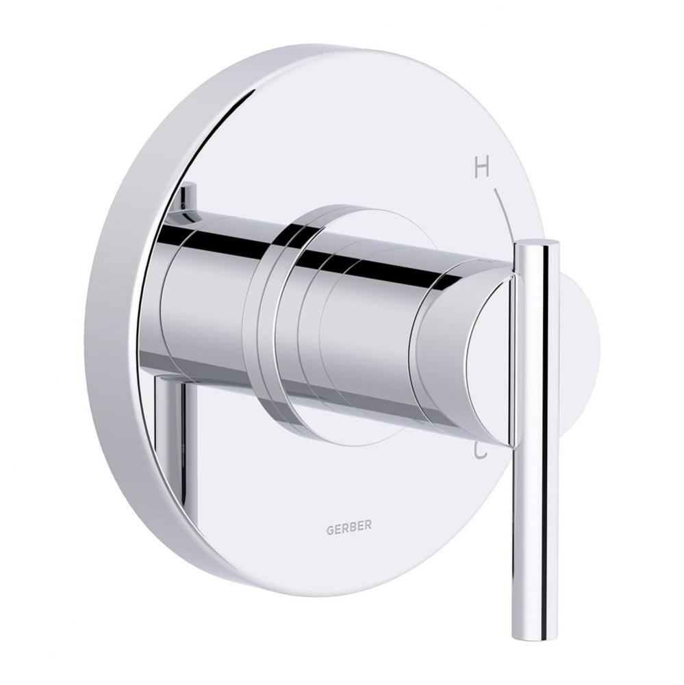 Parma 1H Pressure Balance Trim Kit & Treysta Cartridge for Valve Only Chrome