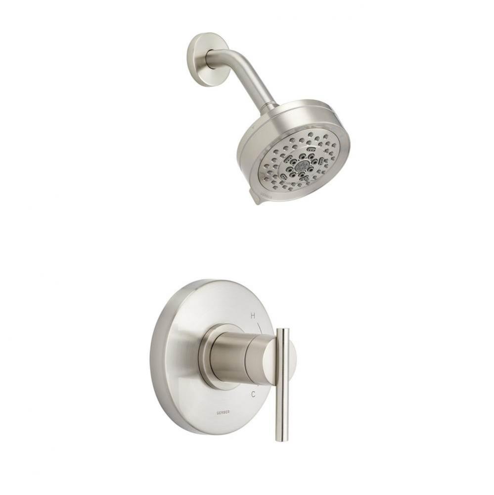 Parma 1H Shower Only Trim Kit & Treysta Cartridge w/ 5 Function Showerhead 1.75gpm Brushed Nic