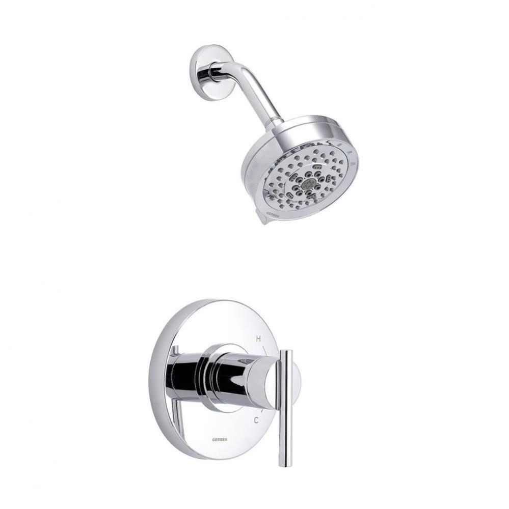 Parma 1H Shower Only Trim Kit & Treysta Cartridge w/ 5 Function Showerhead 1.75gpm Chrome