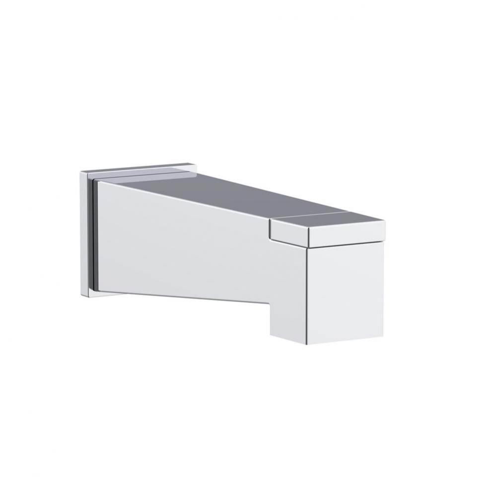 Mid-Town Wall Mount Tub Spout with Diverter Chrome