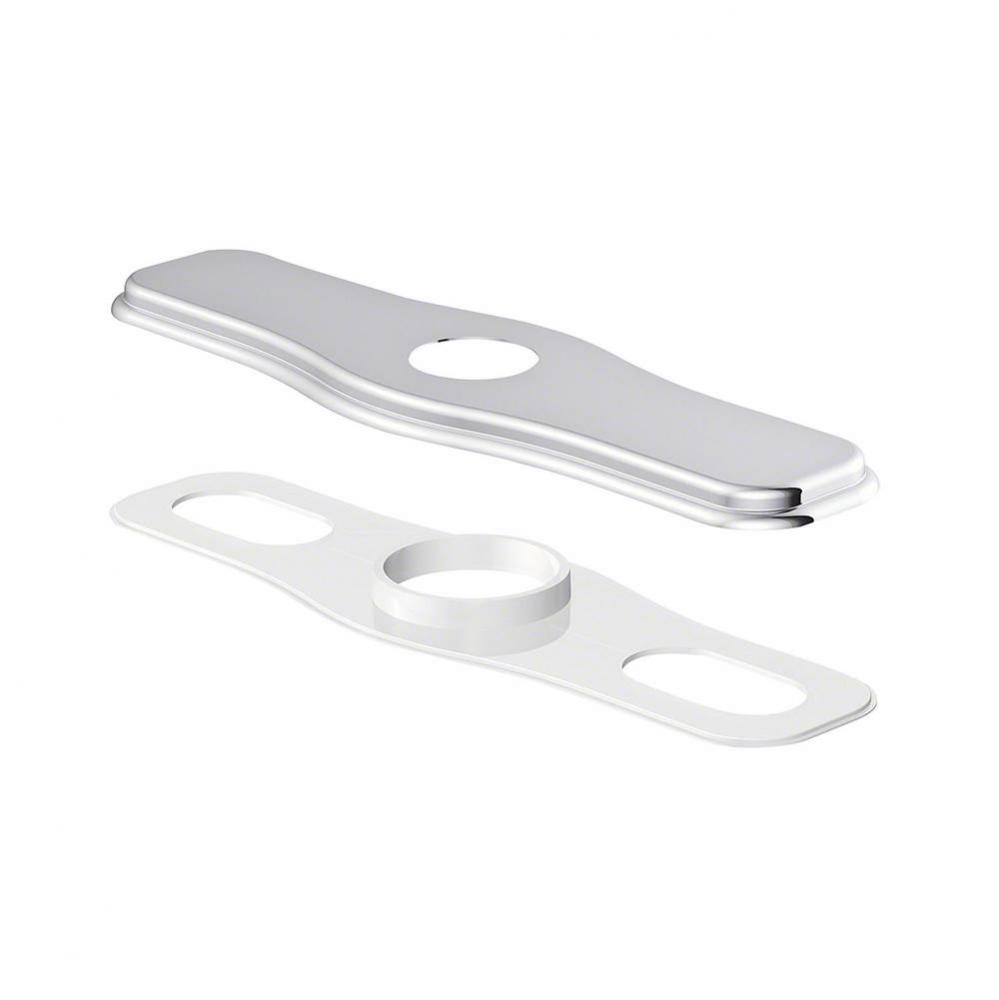 Cover Plate Assembly for 8'' Centerset Kitchen Faucet Chrome