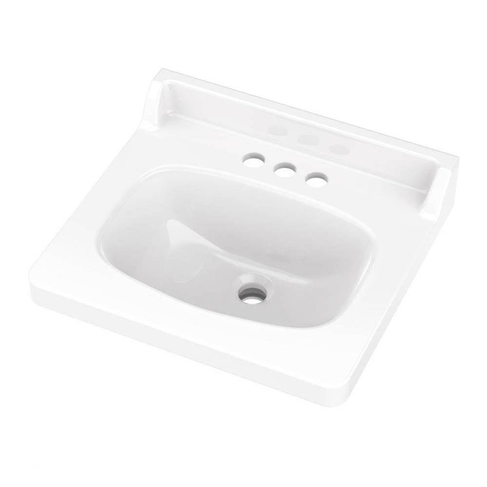 Marquis Vanity Top 19x17 4''CC White