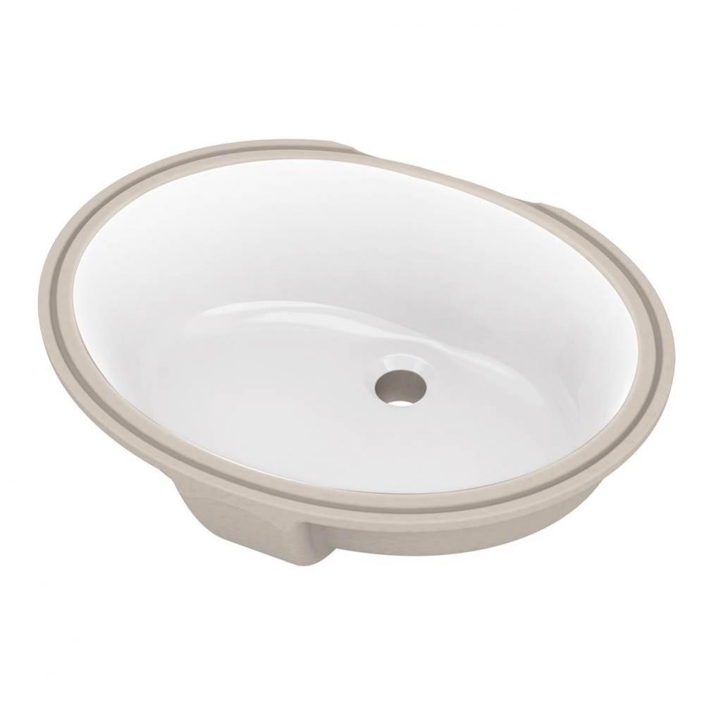 Luxoval Undercounter Lav 19.25''X15.75'' White