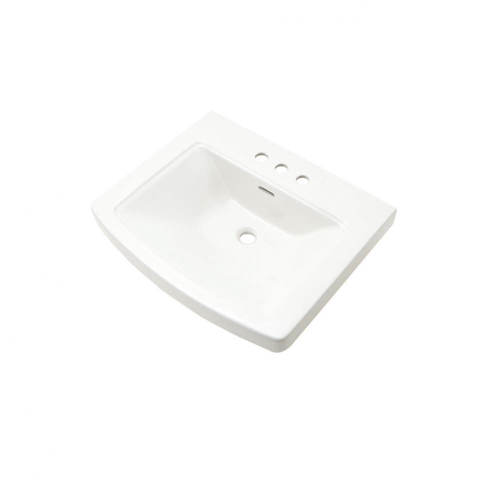 Hinsdale Petite Ped Top 21''x18'' 4''CC White