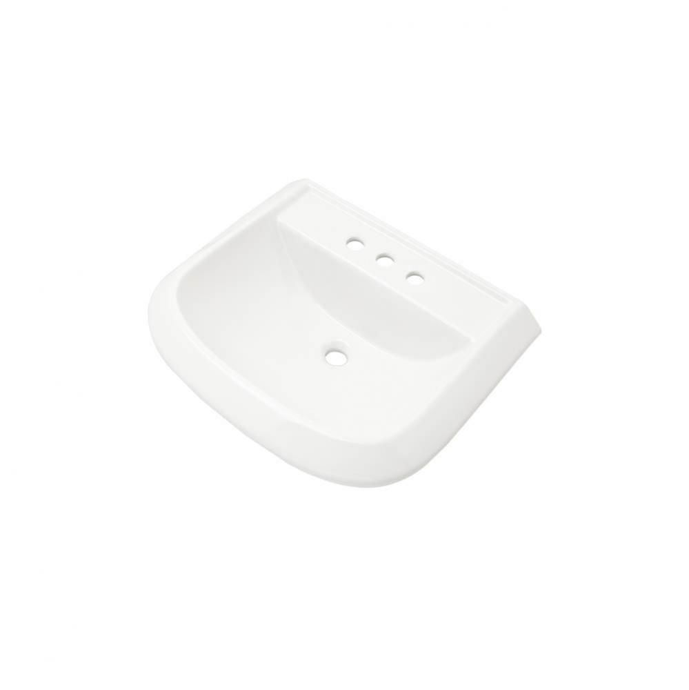 Avalanche Petite Ped Top 23''X19'' 4''Cc White